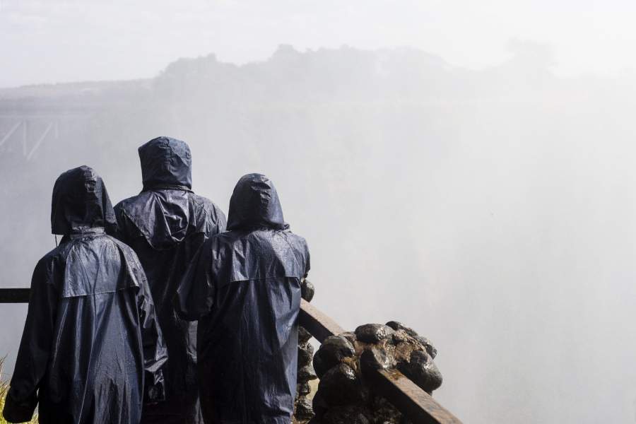 В Африке обмелел водопад Виктория