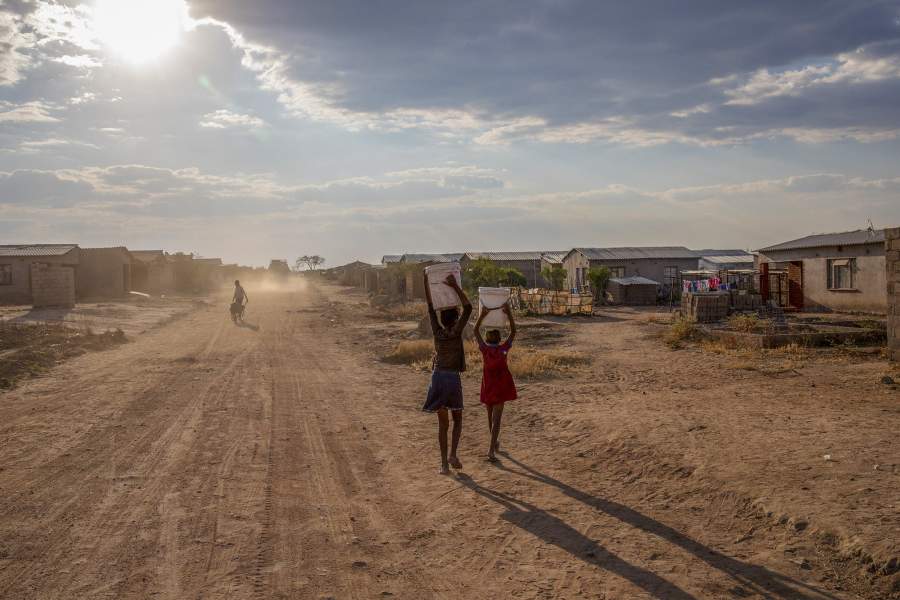В Африке обмелел водопад Виктория