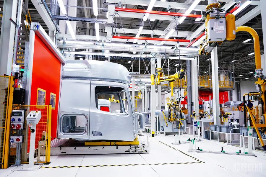 Один из цехов завода КАМАЗ в Набережных Челнах, республики Татарстан