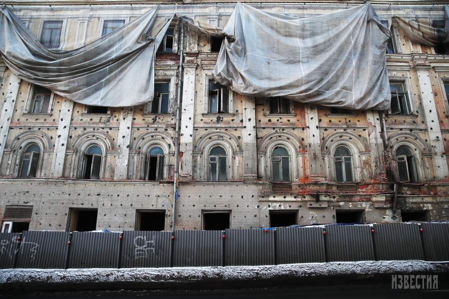 Здание под снос на Никитской улице в Москве