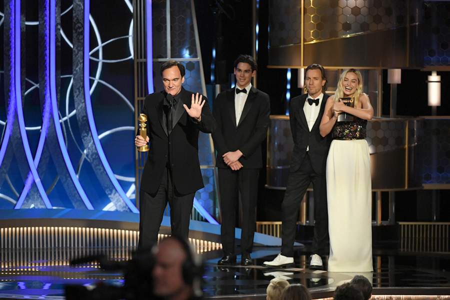 Кстати, «Однажды в... Голливуде» стал обладателем статуэтки в престижной номинации «Лучшая комедия или мюзикл»