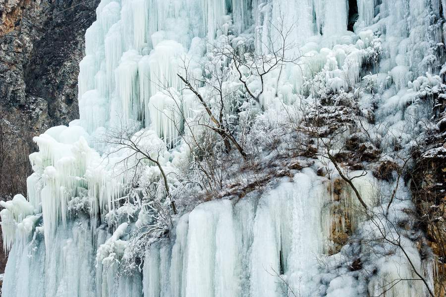 Замерзшие водопады