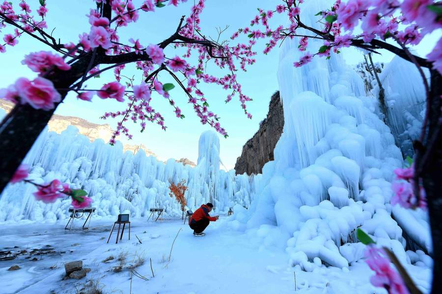 Замерзшие водопады