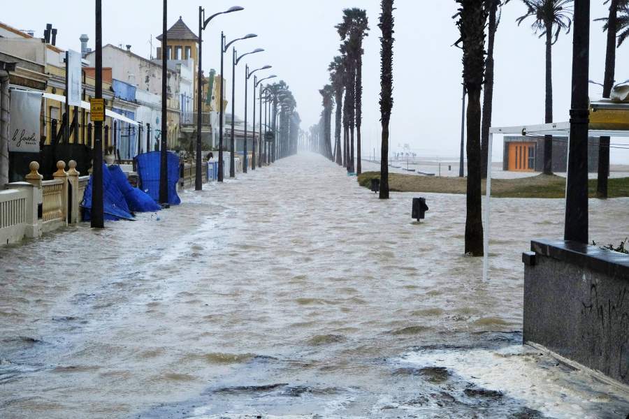 Шторм в Испании