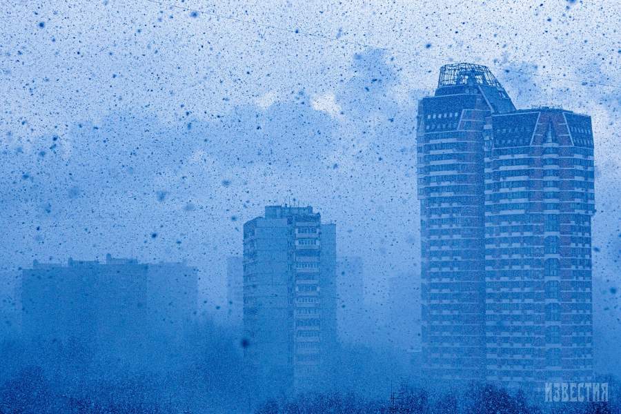 Снегопад в Москве