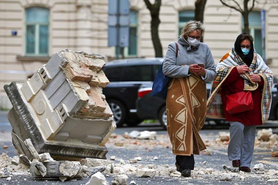 Землетрясение в Хорватии