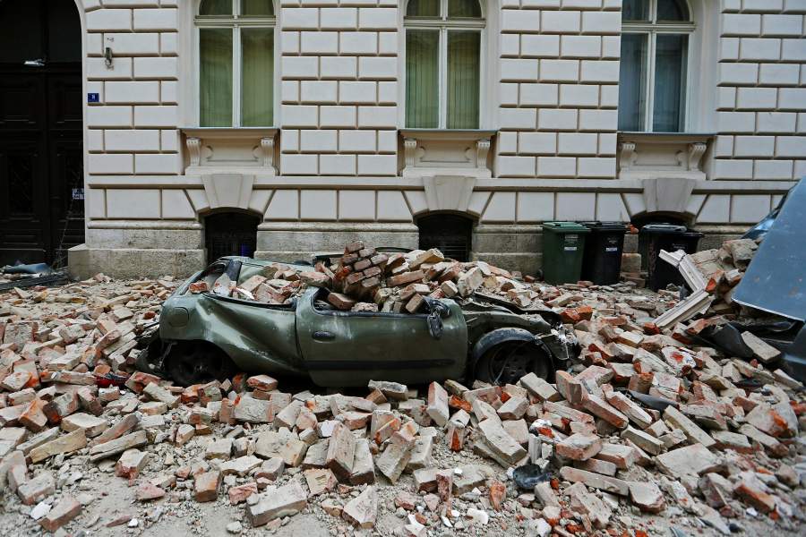 Землетрясение в Хорватии