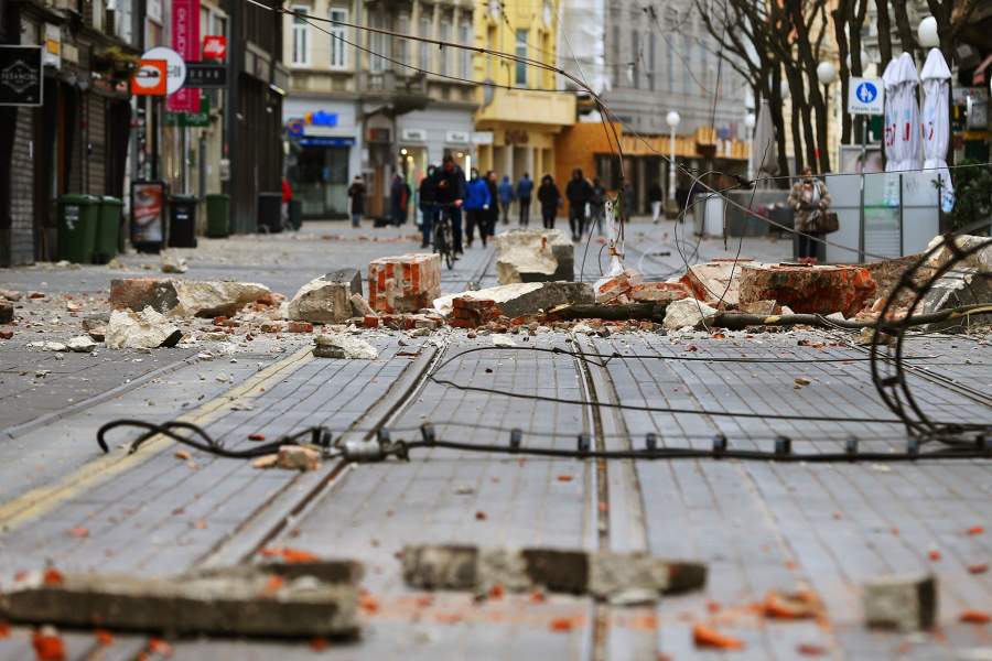 Землетрясение в Хорватии