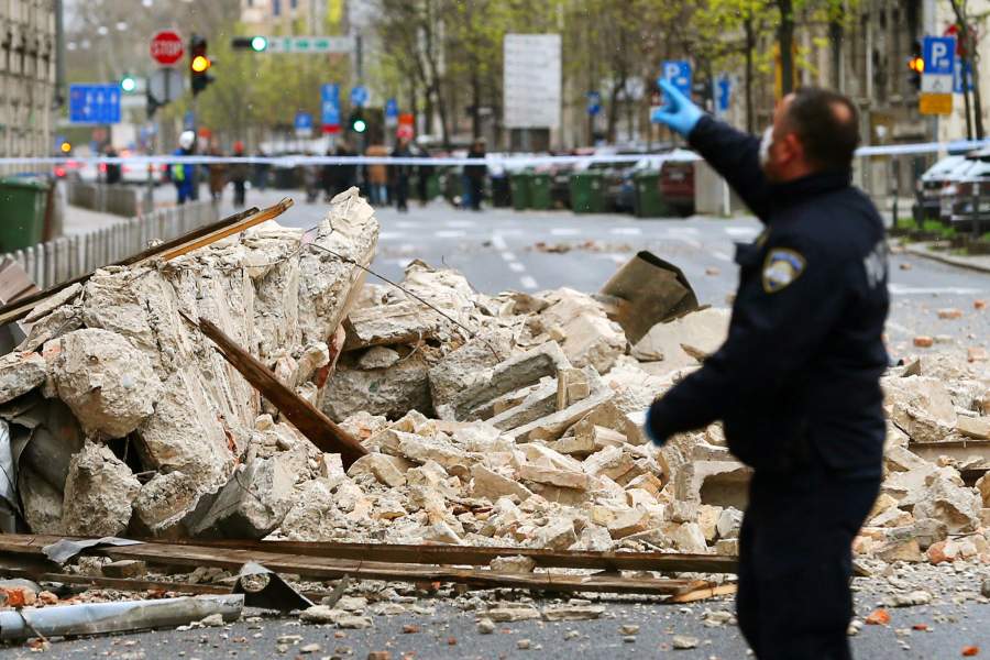 Землетрясение в Хорватии