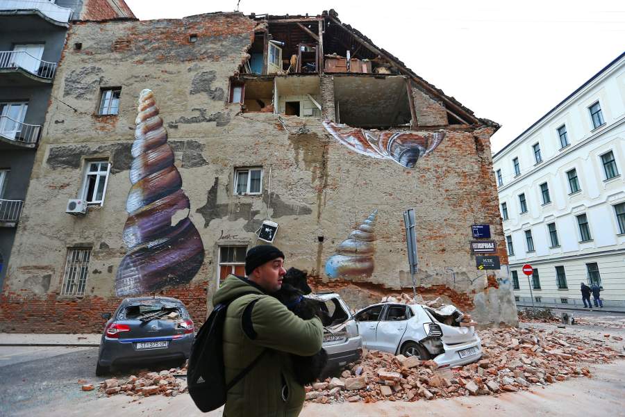 Землетрясение в Хорватии