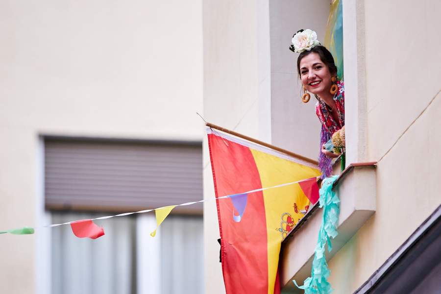 Праздник на балконах в Испании