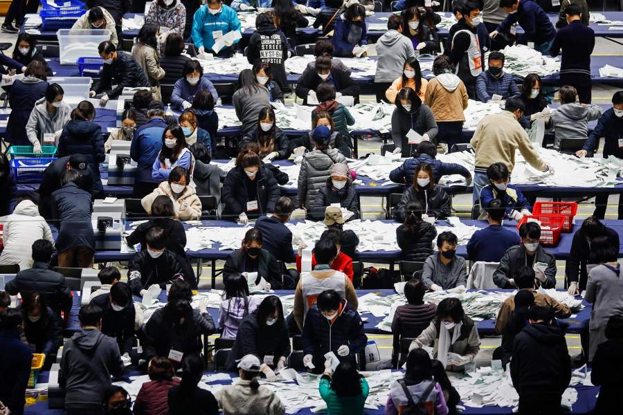 Выборы в Корее