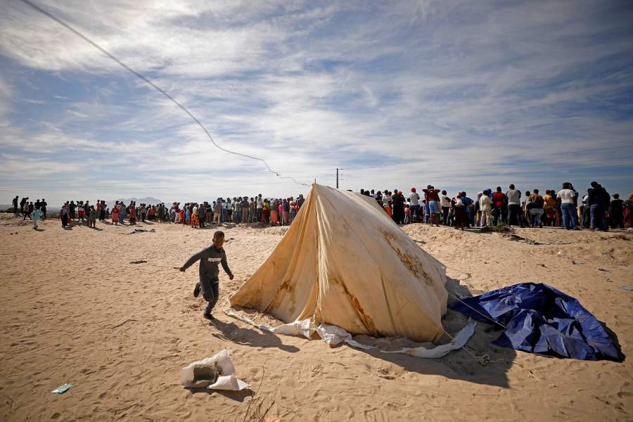 Снос домов и лачуг в Южной Африке