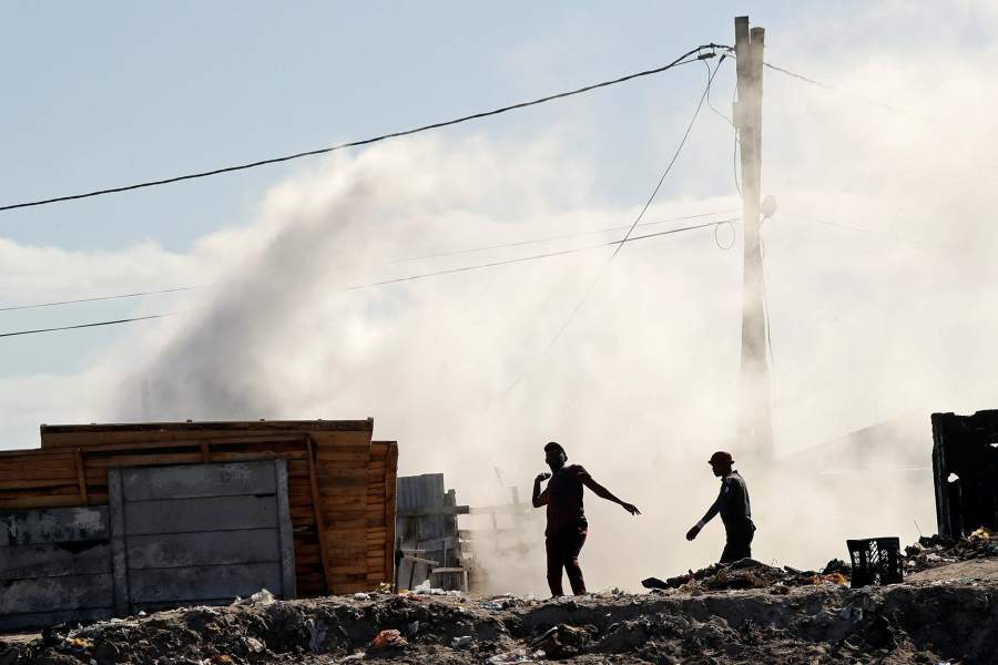 Снос домов и лачуг в Южной Африке