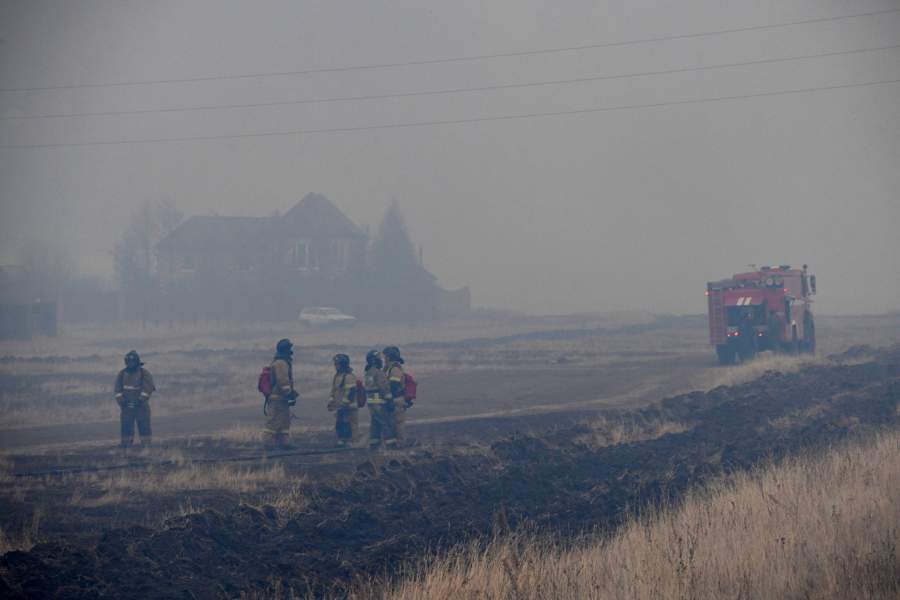 Лесные пожары в Забайкальском крае