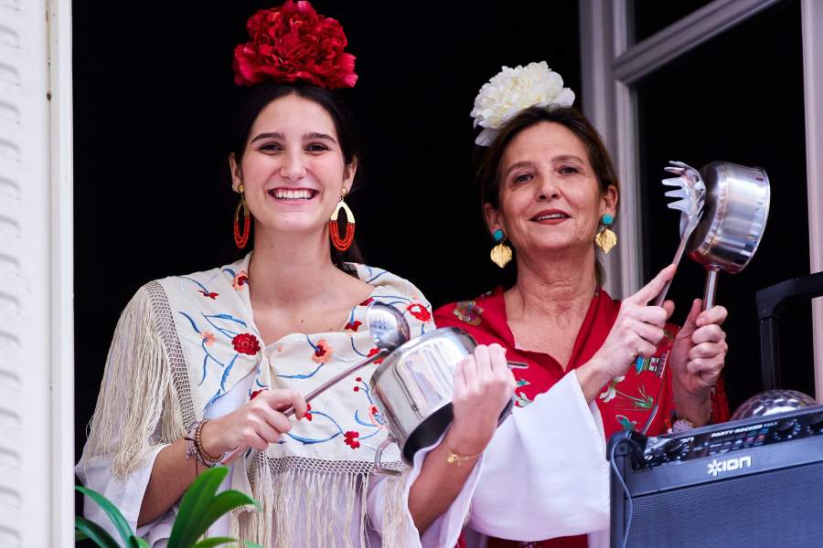 Праздник на балконах в Испании