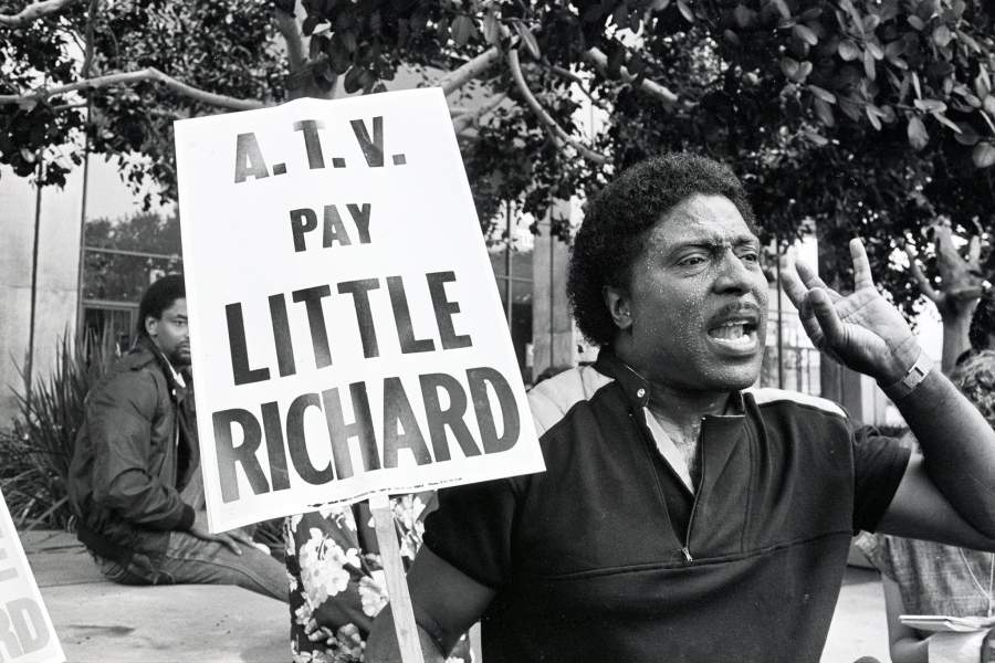 Литтл Ричард протестует против музыкальных компаний