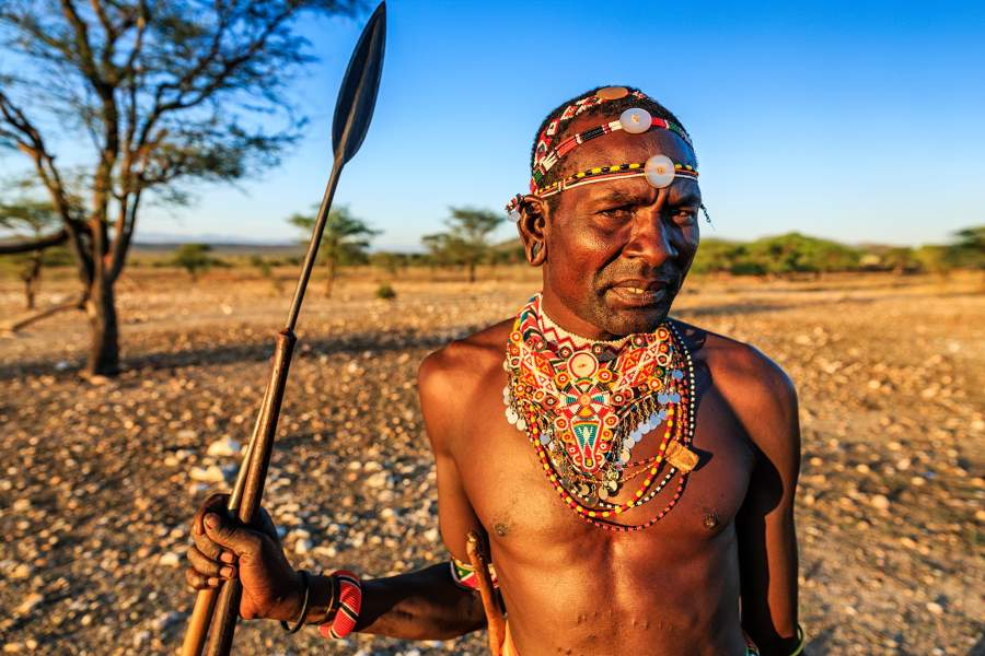 Племя самбуру (Кения)