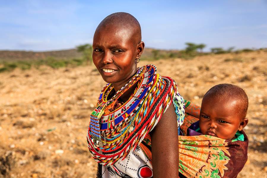 Племя самбуру (Кения)