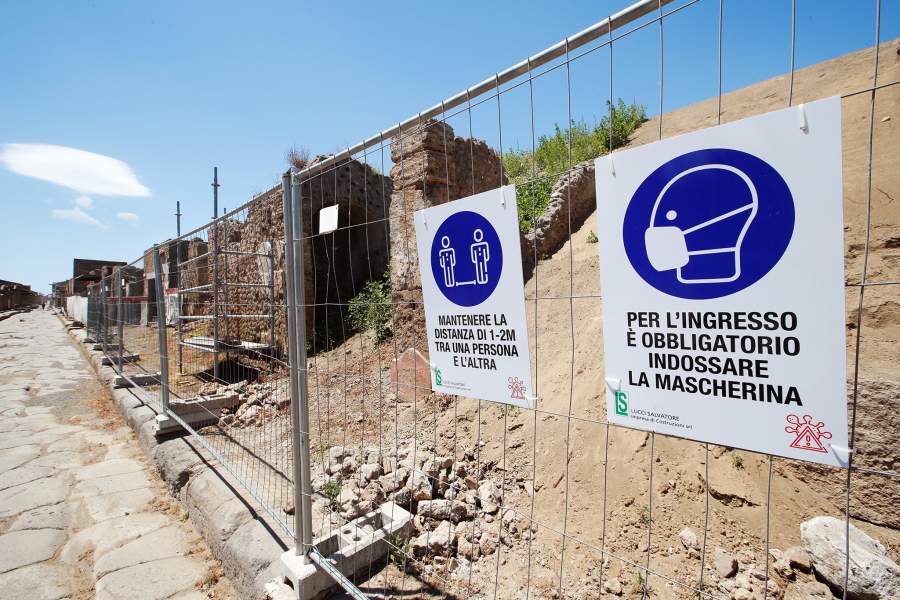 Археологический комплекс Помпеи открыли для посетителей в Италии