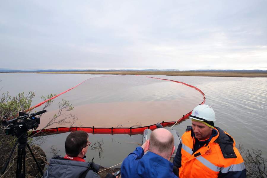 Ликвидация последствий разлива топлива на ТЭЦ-3