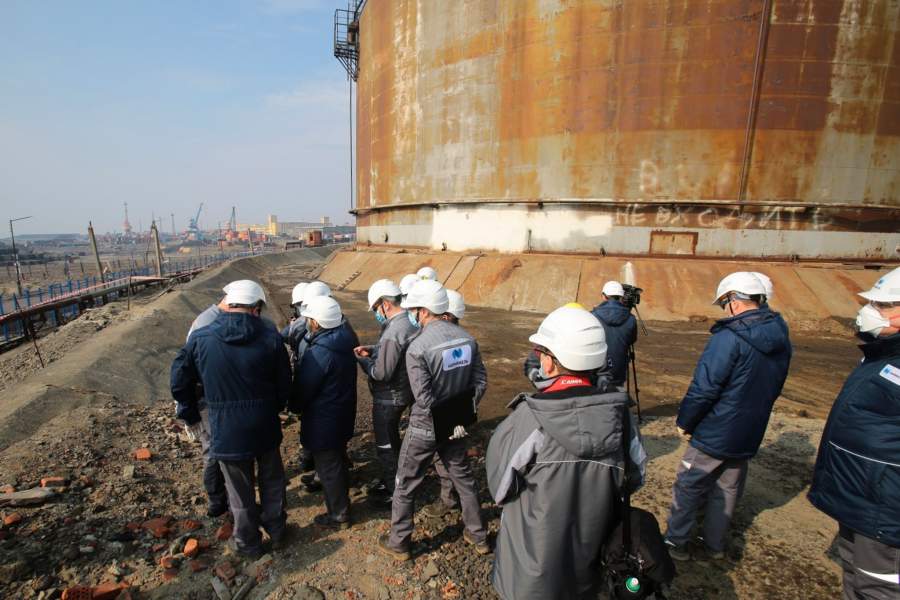 Ликвидация последствий разлива топлива на ТЭЦ-3