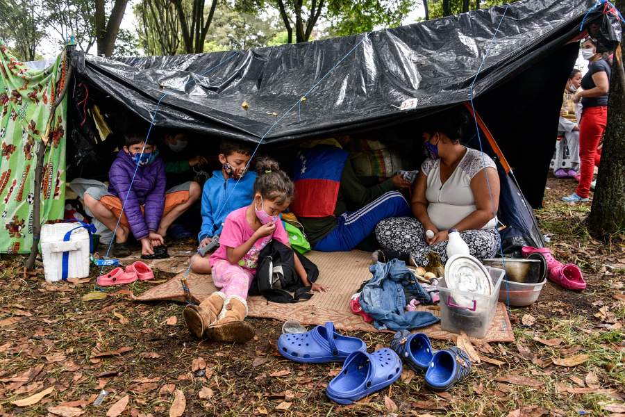 Лагерь мигрантов (Колумбия)