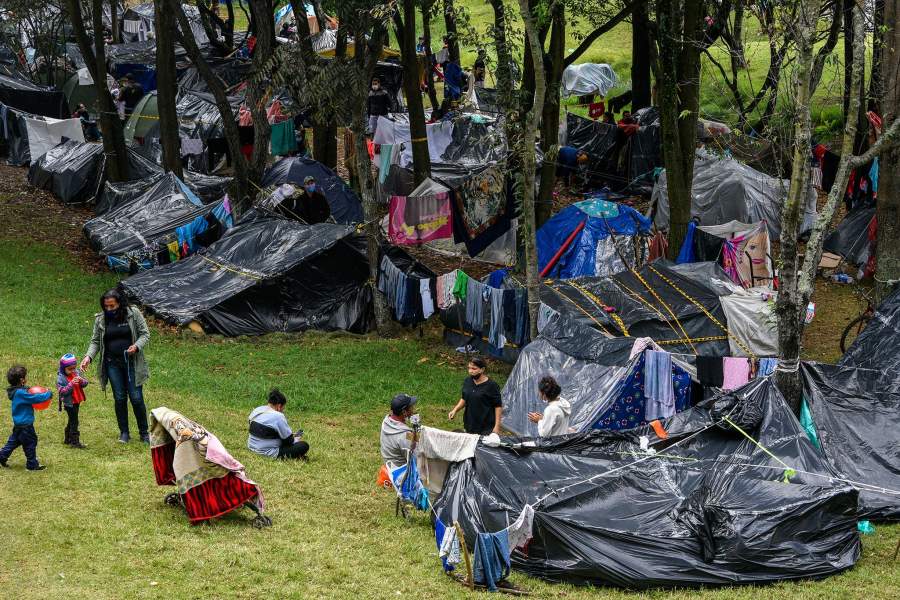 Лагерь мигрантов (Колумбия)