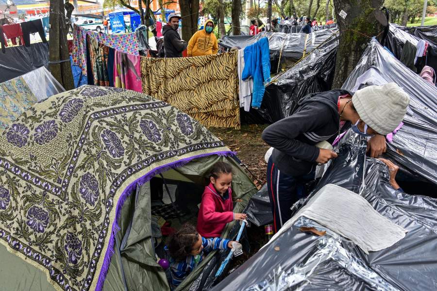 Лагерь мигрантов (Колумбия)