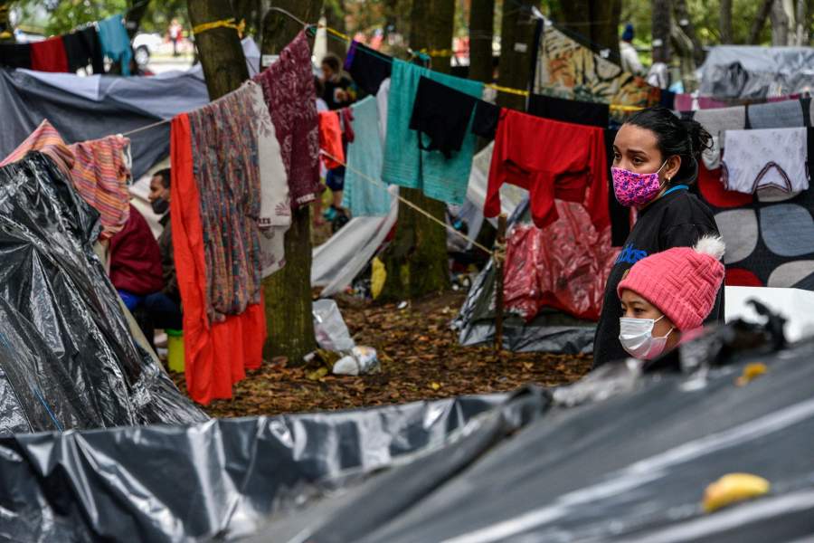 Лагерь мигрантов (Колумбия)