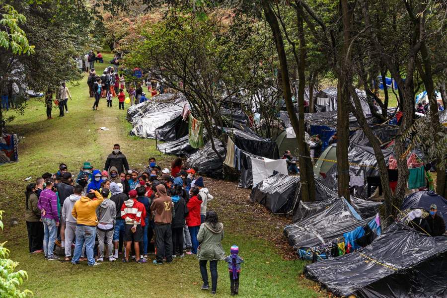 Лагерь мигрантов (Колумбия)