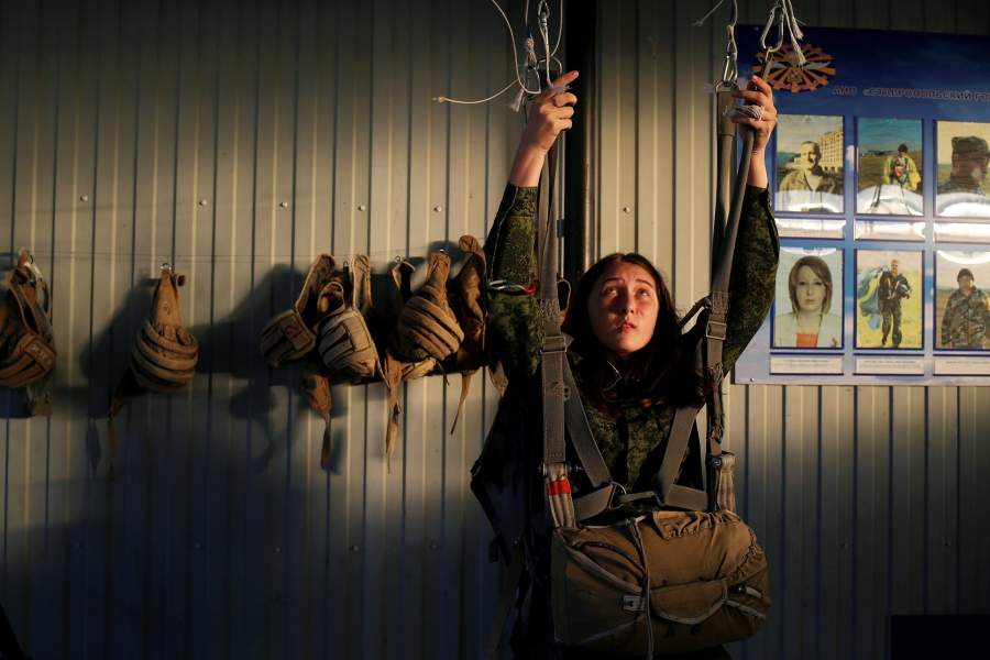 Студентки кадетской школы им. генерала Ермолова (Ставрополь)