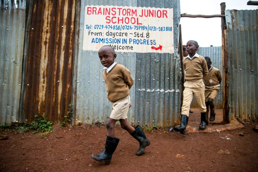 Школа в трущобах Найроби