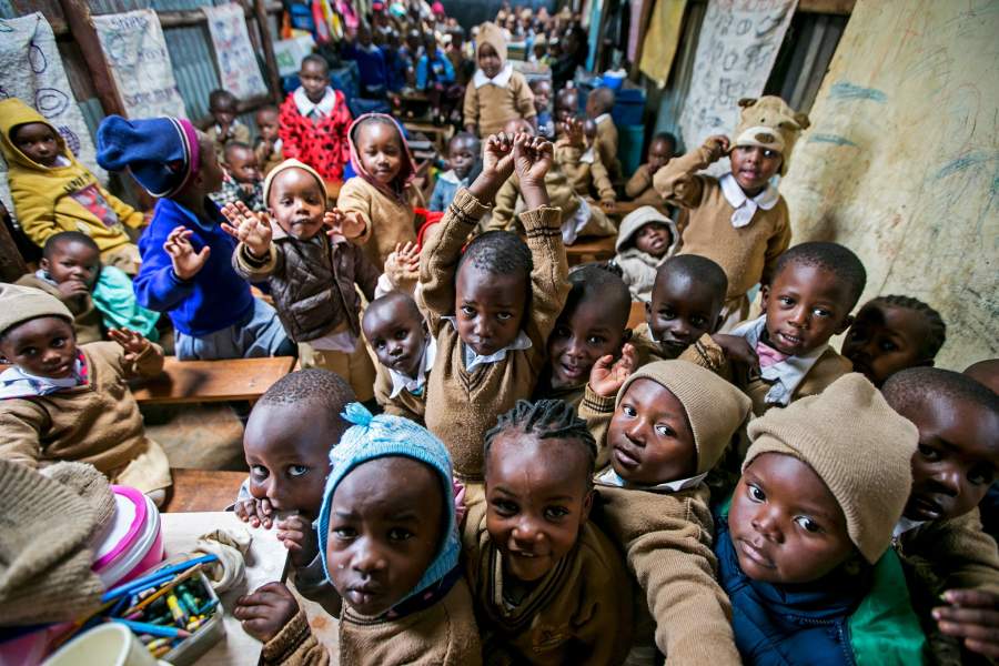 Школа в трущобах Найроби