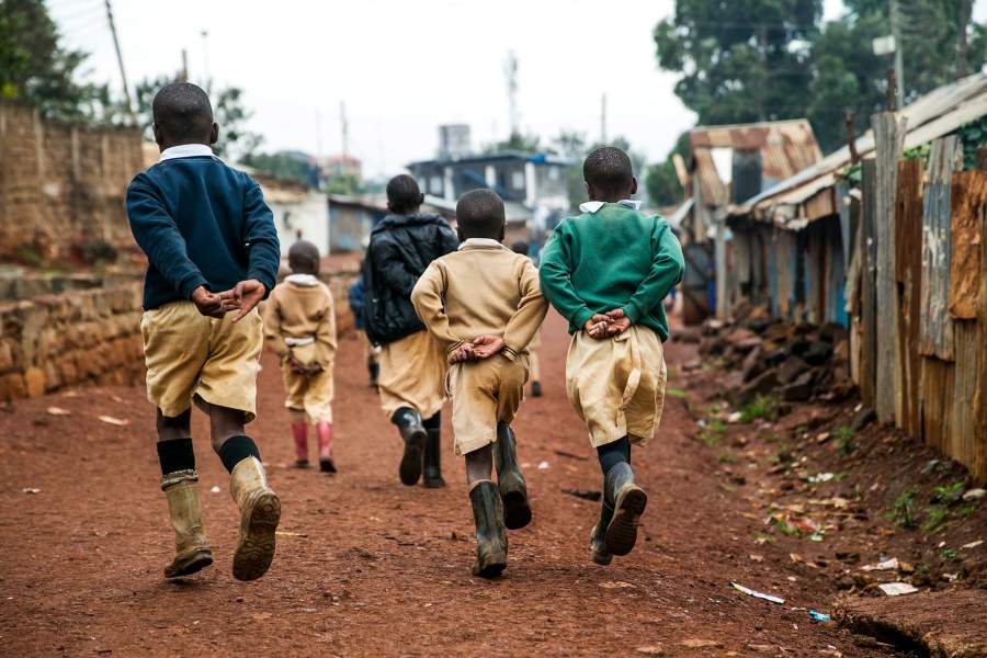 Школа в трущобах Найроби