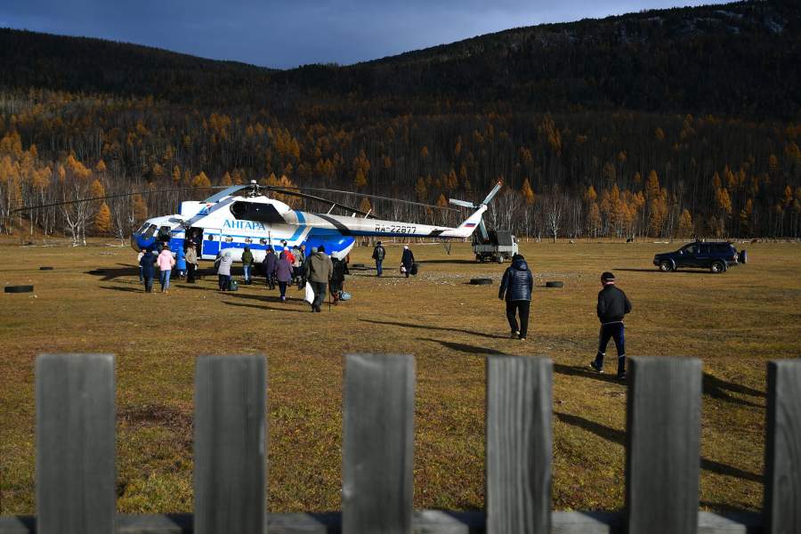 Село Алыгджер в Иркутской области