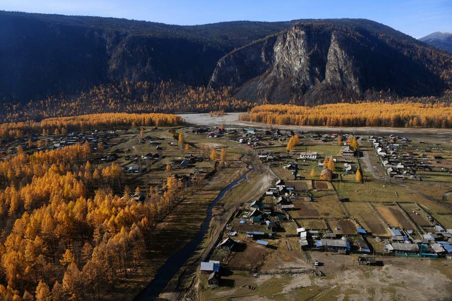 Село Алыгджер в Иркутской области