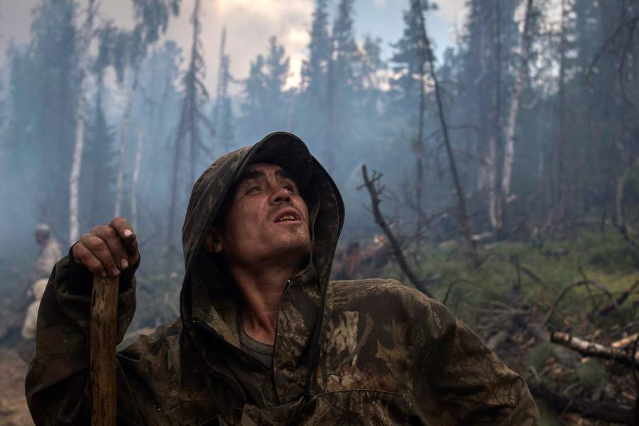 Лесные пожары в России