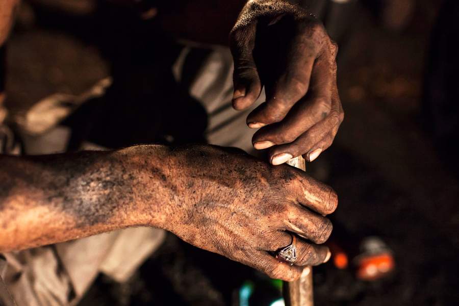 Угольная шахта в Пакистане