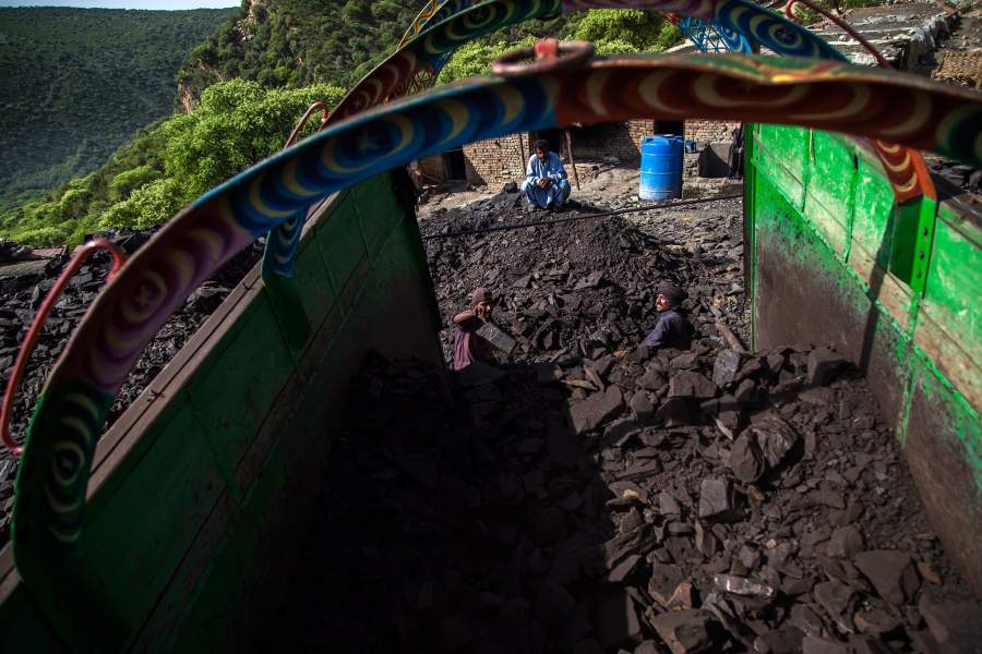 Угольная шахта в Пакистане