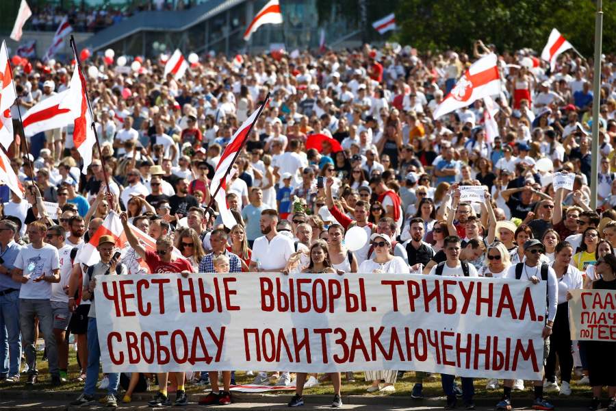 Беларусь Митинг Фото