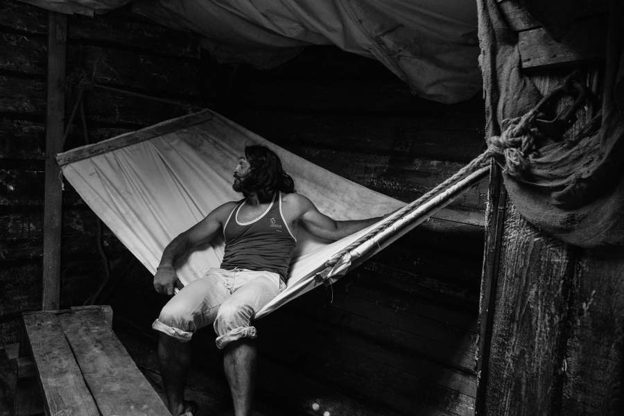 Виктор отдыхает.