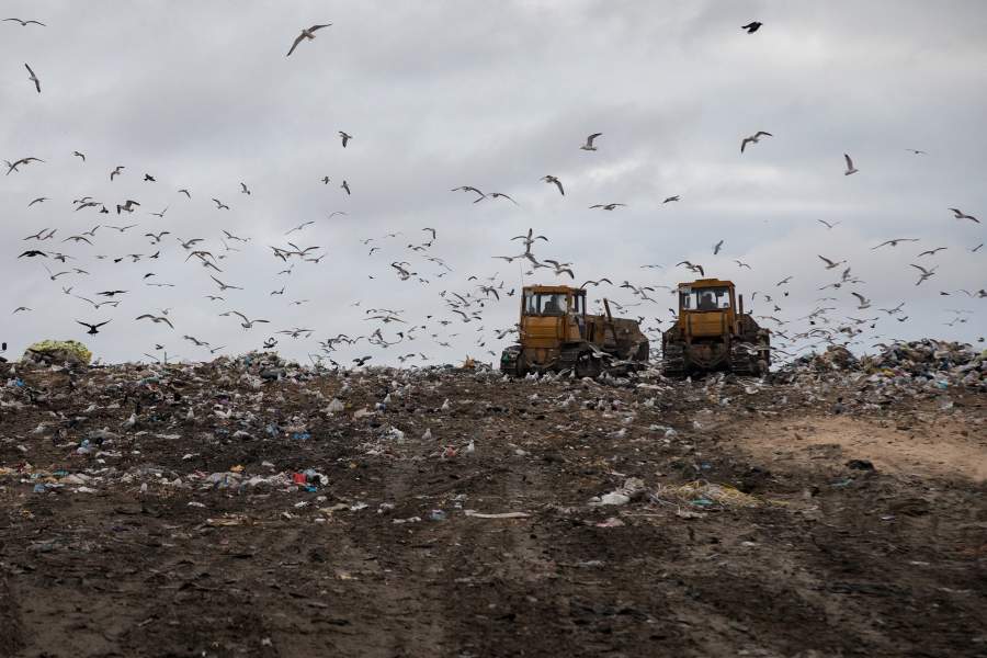 Мусорный полигон. Новосбириск