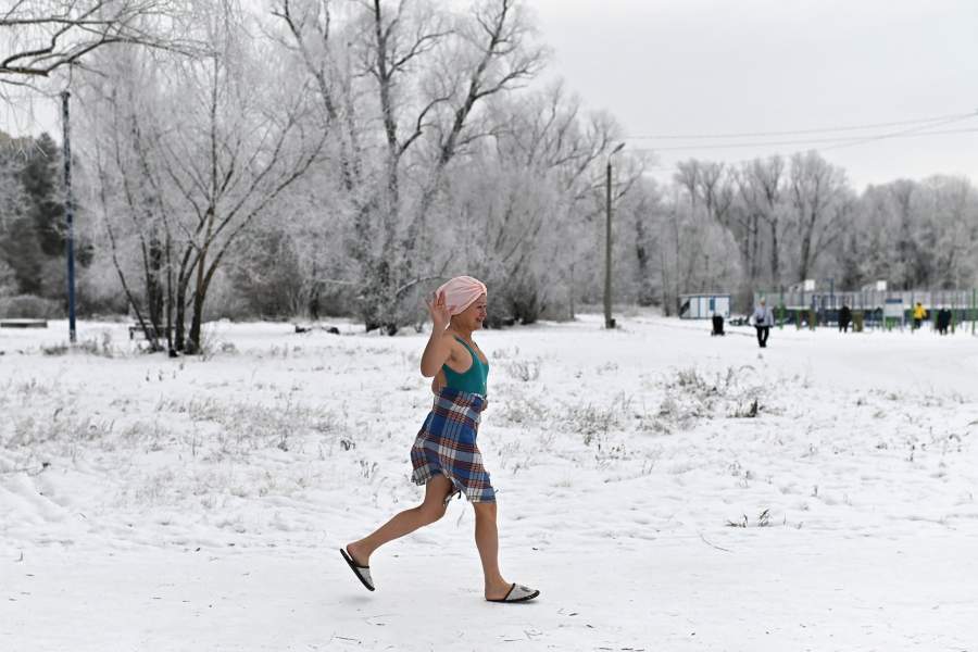 Открытие сезона зимнего купания в Омске