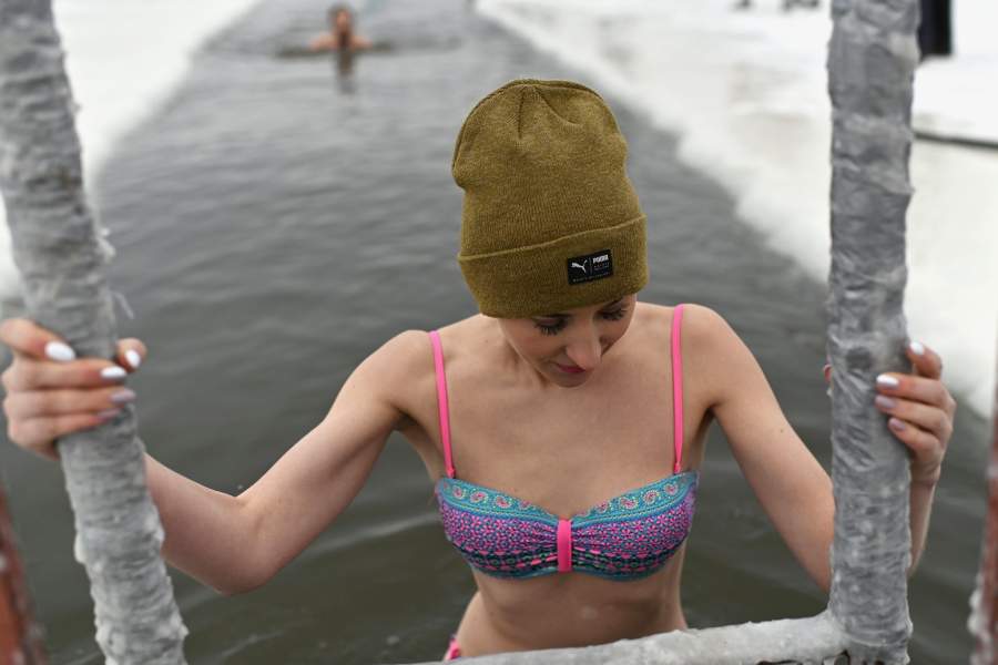 Открытие сезона зимнего купания в Омске
