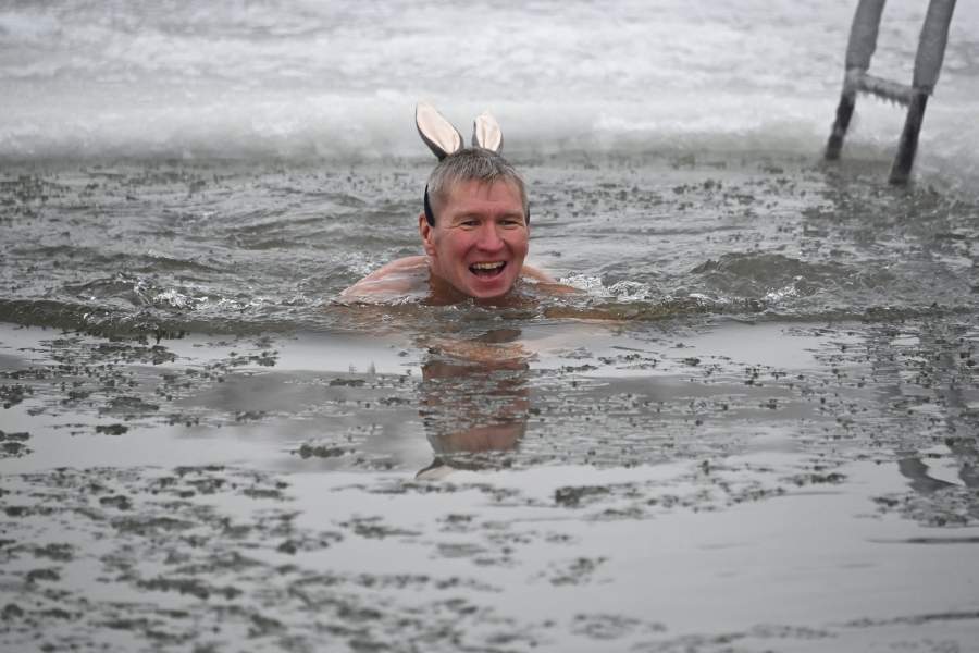 Открытие сезона зимнего купания в Омске