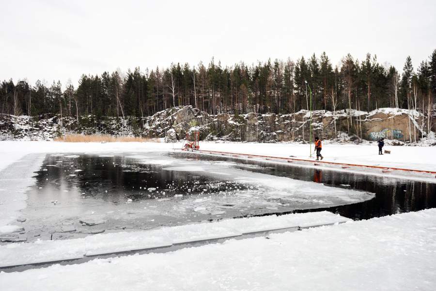Заготовка льда