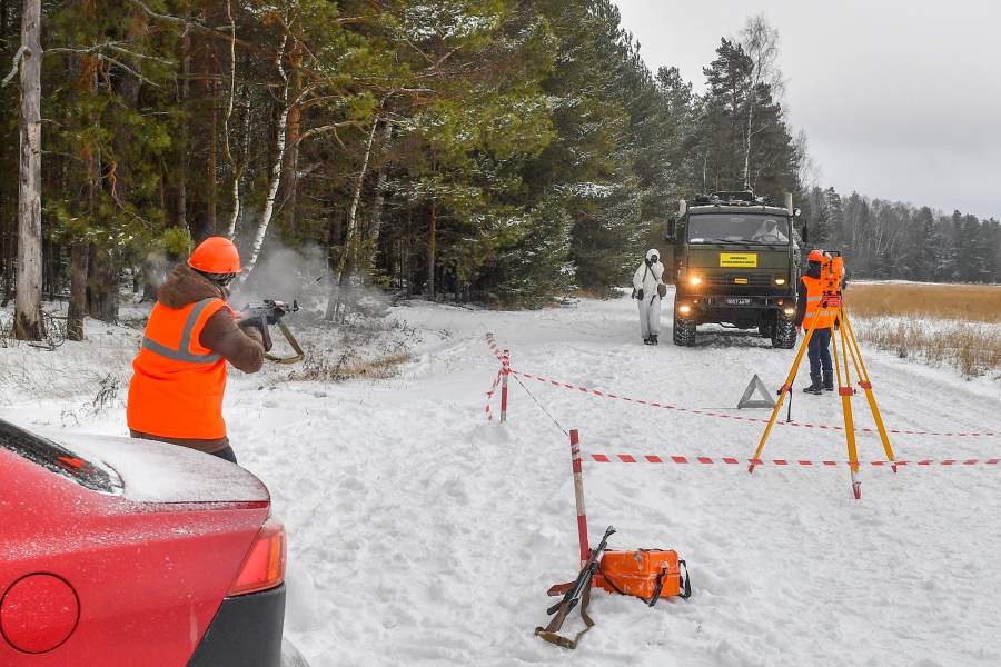 Отражение нападения диверсионной группы условного противника во время тактико-специального учения оперативно-тактических ракетных комплексов «Искандер-М» гвардейской танковой армии Западного военного округа в Ивановской области
