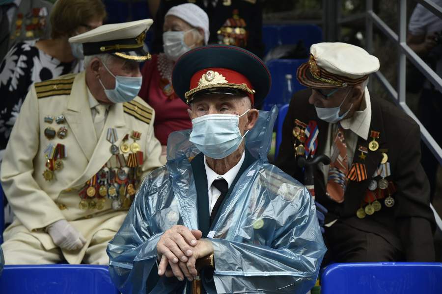 Военный парад в Севастополе посвященный 75-летию Победы в Великой Отечественной Войне