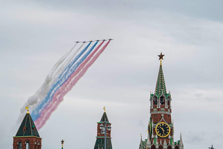 Воздушный парад посвященный 75-летию Победы в Москве